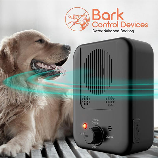 Harmless sound Activated Anti-Barking Training Device